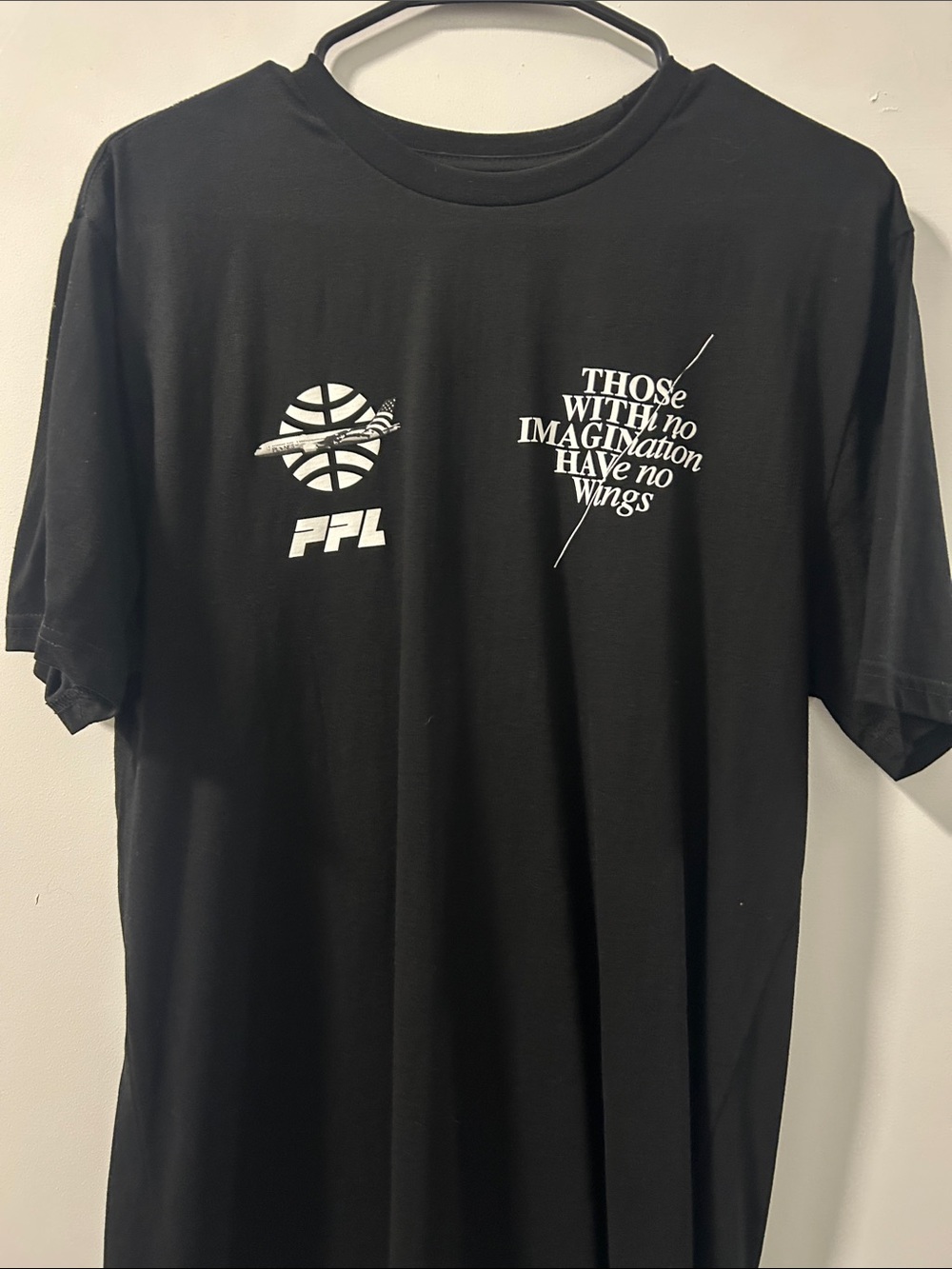 PPL Black Graphic Short Sleeve Crewneck Tee